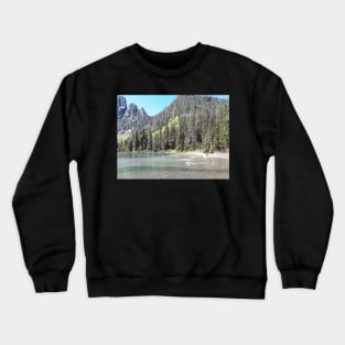 Trees in Granite Falls View Crewneck Sweatshirt